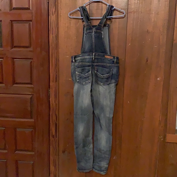 Dollhouse skinny overalls sz 7 x 29” like new - Picture 6 of 7